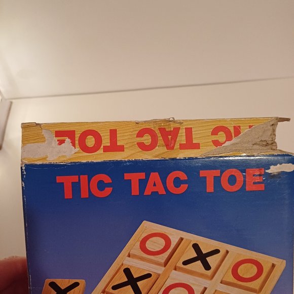 Vintage Wooden Tic Tac Toe Board Game - Picture 4 of 7